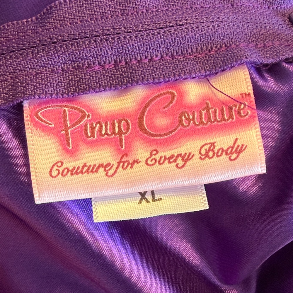 Pinup Couture Purple Jenny Dress - Picture 4 of 4